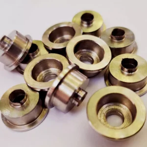 24 Gold Caps -  stainless steel 18 mm for side panels - For SONY, Revox, Pioneer, Deck, CD