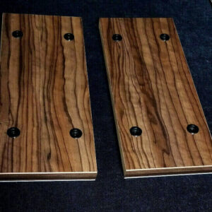 For AKAI Deck gx 75 95 gx75 gx95 side panels URUSHI DESIGN Silver MDF