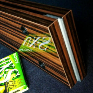 For AKAI Deck gx 75 95 gx75 gx95 side panels silver wood design abanos