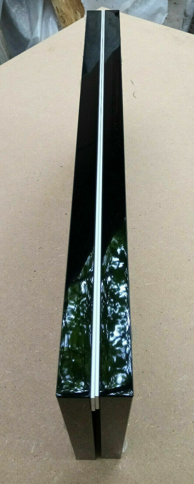 For AKAI recorder 747 646 636 635 side panels + silver design glossy black MDF - imagine 4