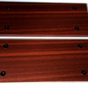 For AKAI recorder  AKAI 747 646 636 635 side panels wood design PAL mahogany