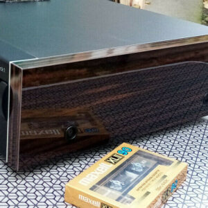 For Nakamichi Cassette Deck1 side panels URUSHI DESIGN silver