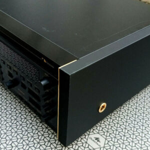 For Nakamichi Deck CR7 side panels URUSHI DESIGN GOLD mat black MDF