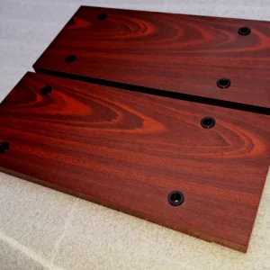 For Onkyo M 504 amplifier side panels PAL mahogany