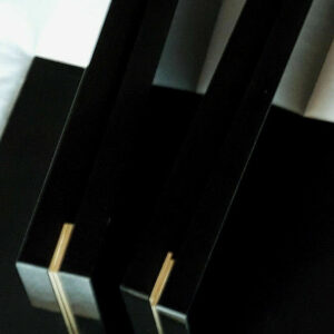 For Pioneer Power PreAmplifier M90+ C90   Side Panels  Seitenteile  glossy black