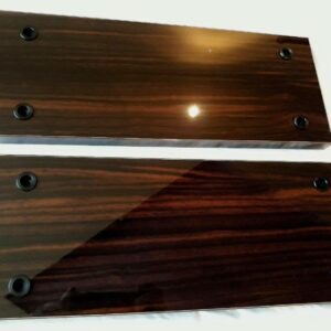 For Pioneer amplifier M90 wooden Makassar DE side panels super glossy