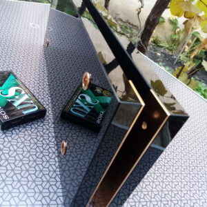 For Sony amplifier TA-N80ES TA-N77ES side panels URUSHIGOLD glossy black