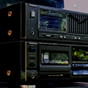 For Technics deck RS-BX707 URUSHI DESIGN BLACK GLOSY GOLD ornament