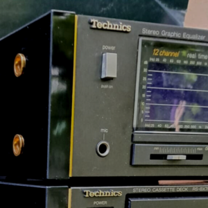 For Technics equalizer Sh-8055 side panels URUSHI DESIGN GOLD