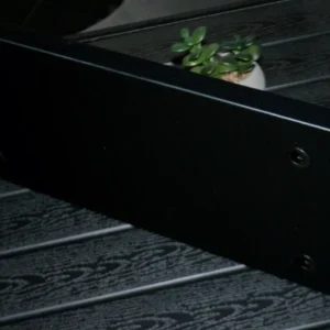 For Technics recorder SR 1700 Side Panels Black MDF