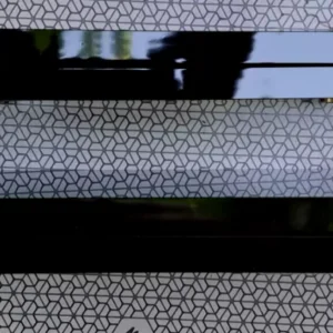 For Onkyo M 504 (508)+ P-504 (508) amplifier - 2 pair of side panels Black MDF and gold ornaments.