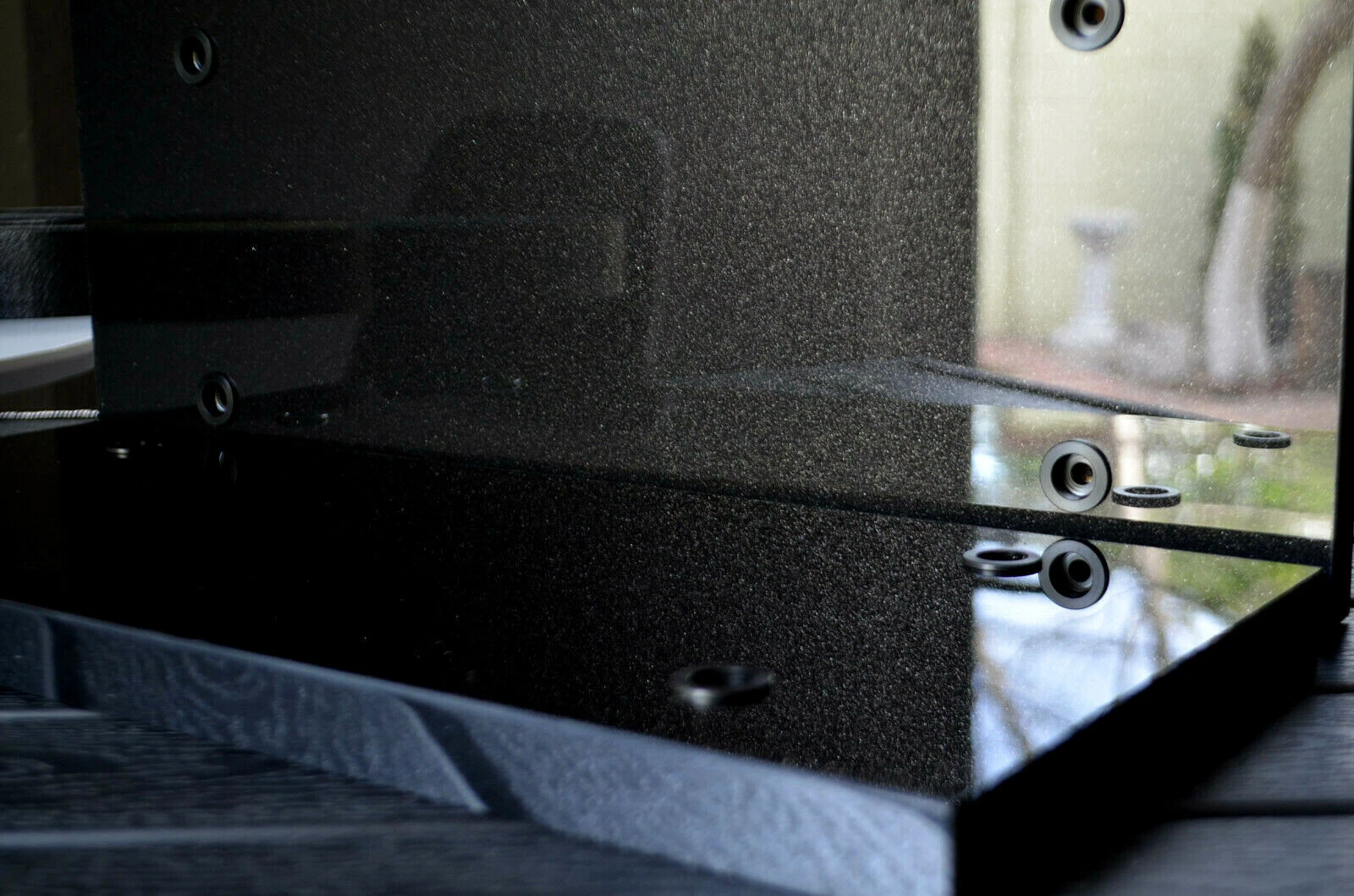 For AKAI recorder Black GALAXY Glossy MDF Side Panels – 747 / 646 / 636 / 635 – Made to Order – Approx. 6 Weeks - imagine 4