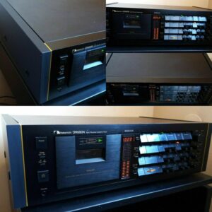 For Nakamichi Dragon Deck – Matte Black Urushi Design Gold Side Panels