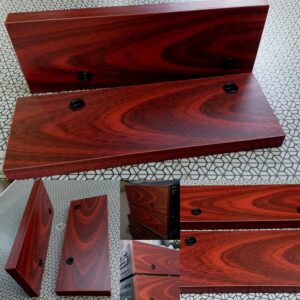 For SONY TA-F690ES Amplifier Wooden Side Panels – Mahogany – PAL – Classic Hi-Fi Design