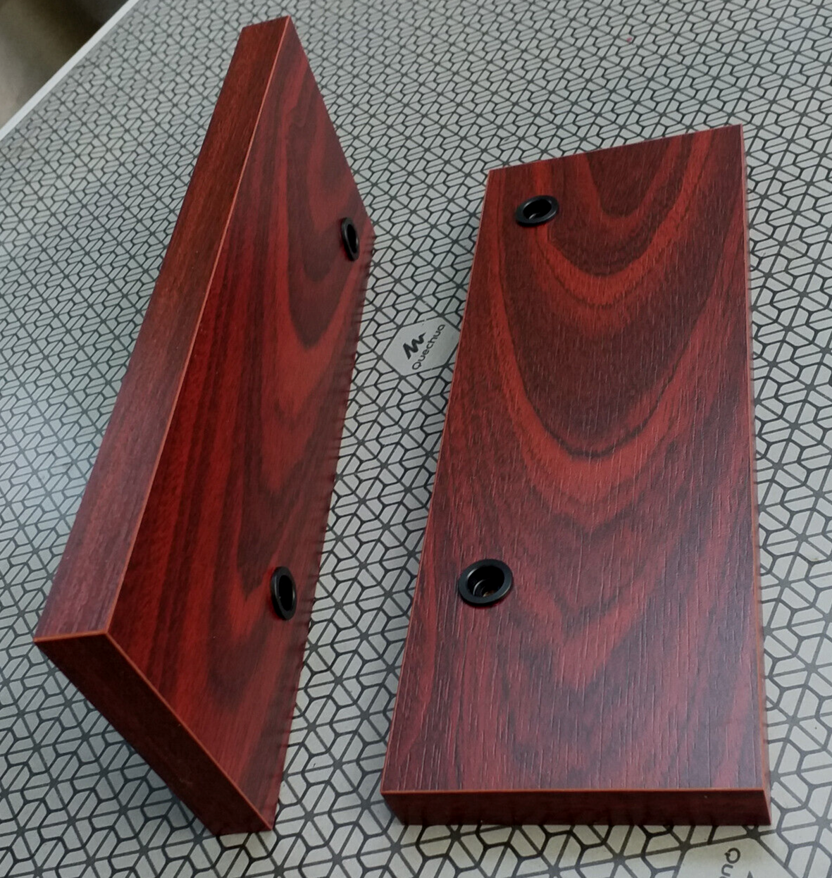 For SONY EQ-555ES Equalizer Side Panels – Mahogany Wood Finish – PAL – Vintage Style - imagine 2