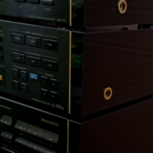 For SONY EQ-555Equalizer Side Panels – URUSHI GOLD DESIGN – Glossy MDF