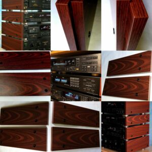 For Sony amplifier TA-N77ES side panels PAL mahogany