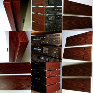 For Sony amplifier TA-N80ES side panels PAL mahogany