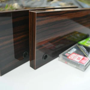 FOR SONY – SIDE PANELS / SEITENTEILE / PANNEAUX LATÉRAUX / ZIJPANELEN – MDF 325 x 121 mm – IMITATION WOOD