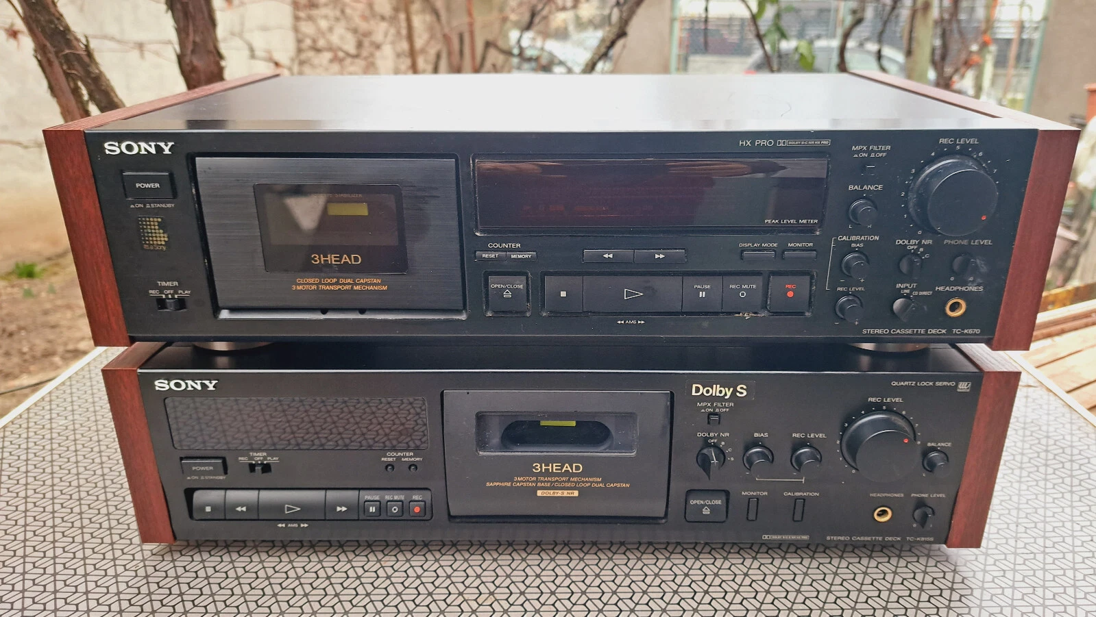 FOR SONY DECK CD POWER ... – SIDE PANELS / SEITENTEILE / PANNEAUX LATÉRAUX / ZIJPANELEN – PAL 265 x 107 mm - imagine 5