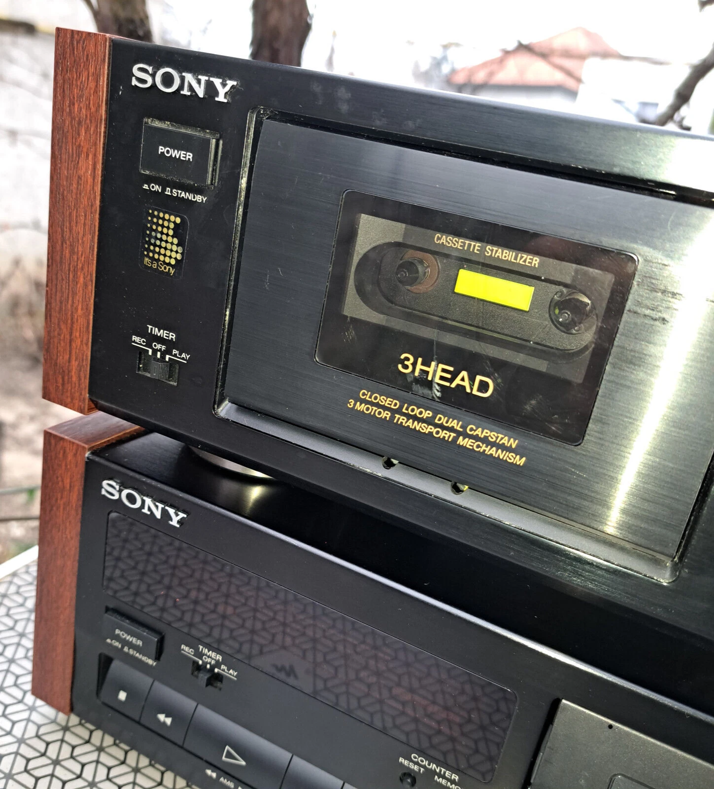 FOR SONY DECK CD POWER ... – SIDE PANELS / SEITENTEILE / PANNEAUX LATÉRAUX / ZIJPANELEN – PAL 265 x 107 mm - imagine 3