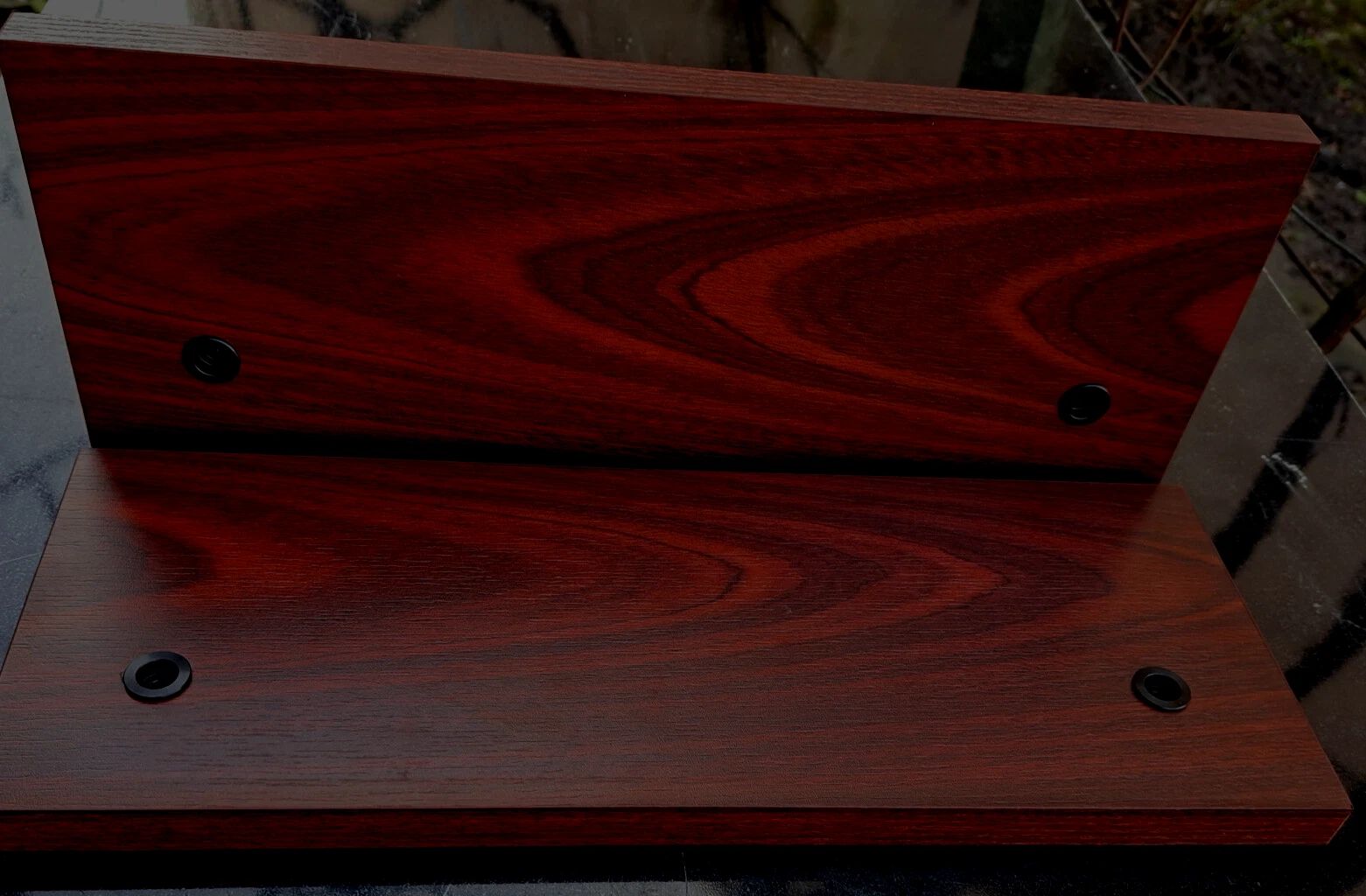 FOR SONY AMPLIFIER – SIDE PANELS / SEITENTEILE / PANNEAUX LATÉRAUX / ZIJPANELEN – PAL 385 x 146 mm – 2 HOLES - imagine 3
