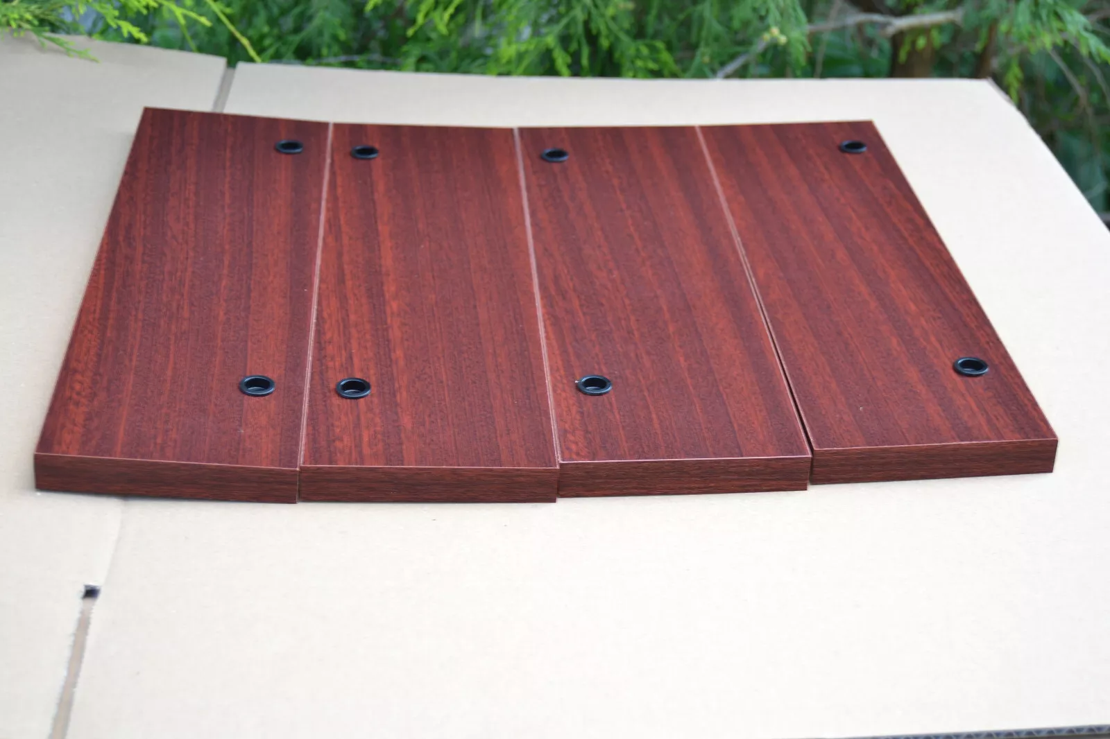 FOR SONY ST-S570ES HIFI RADIO TUNER – SIDE PANELS MAHOGANY PAL - imagine 7