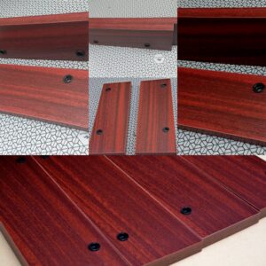 FOR SONY ST-S570ES HIFI RADIO TUNER – SIDE PANELS MAHOGANY PAL