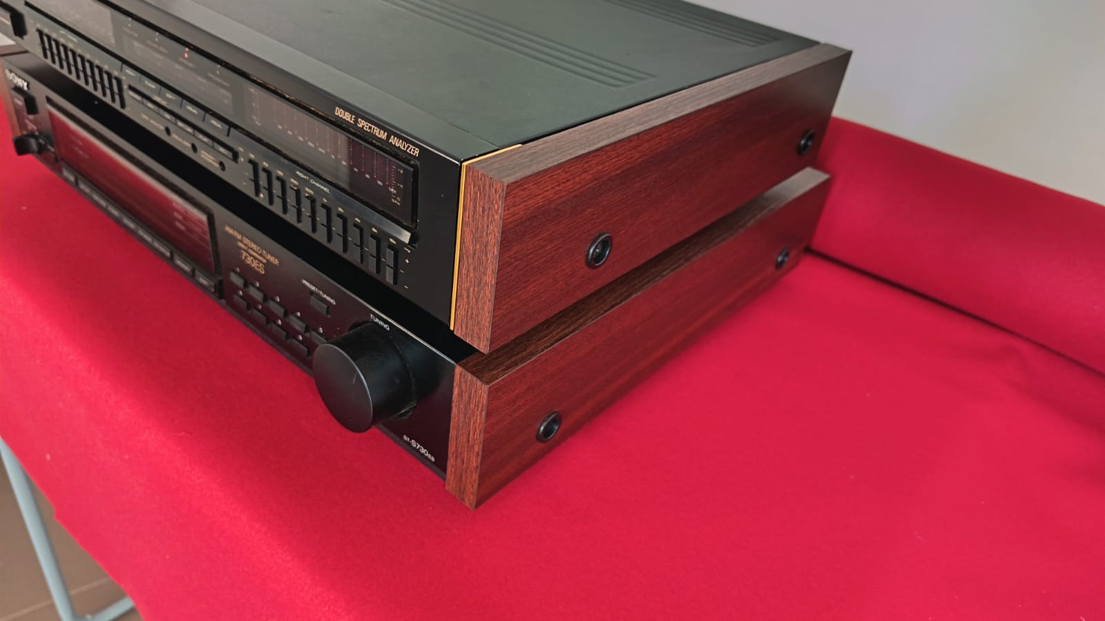 FOR PIONEER GR-777 GRAPHIC EQUALIZER – SIDE PANELS PAL WITH GOLD BLADES - imagine 2