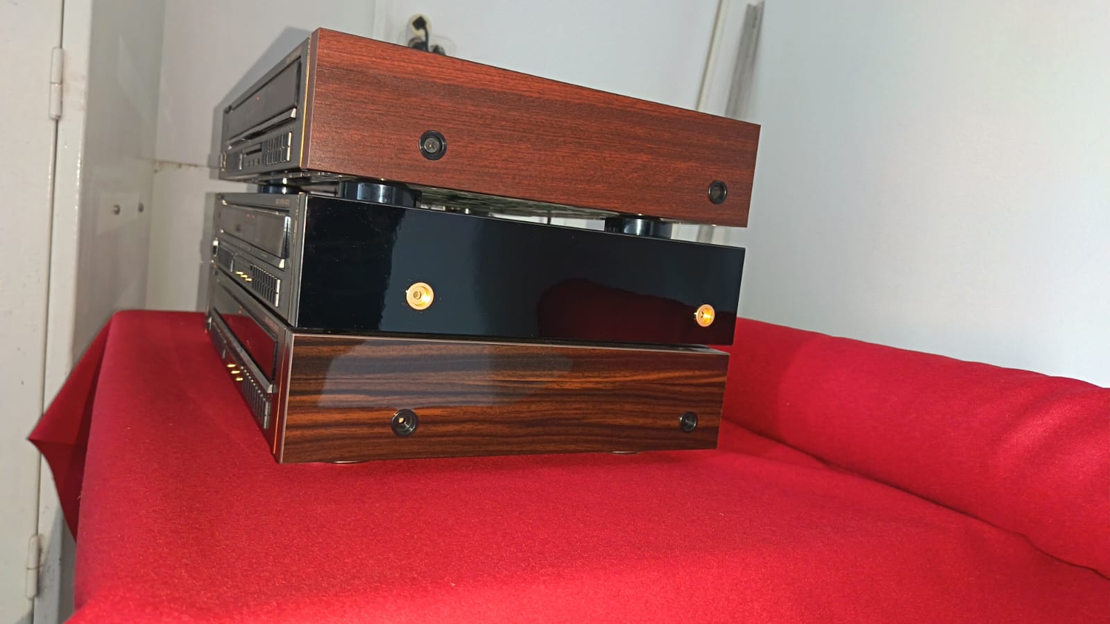 FOR PIONEER GR-777 GRAPHIC EQUALIZER – SIDE PANELS PAL WITH GOLD BLADES - imagine 5